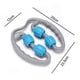 thumbnail image 5 of Anillo abrazadera pierna pierna músculo masaje relajante rodillo de masaje estufa equipo de fitness mace fitness rodillo de espuma, azul Adepaton 220252, 5 of 9