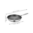 thumbnail image 2 of Pretyzoom Nonstick Stainless Steel Frying Pan for Cooking Eggs and Vegetables, 2 of 8