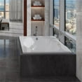 thumbnail image 4 of Malibu Home Delray ADA Massaging Air Jet Bathtub 60"x 42"x 18" in Biscuit, 4 of 5