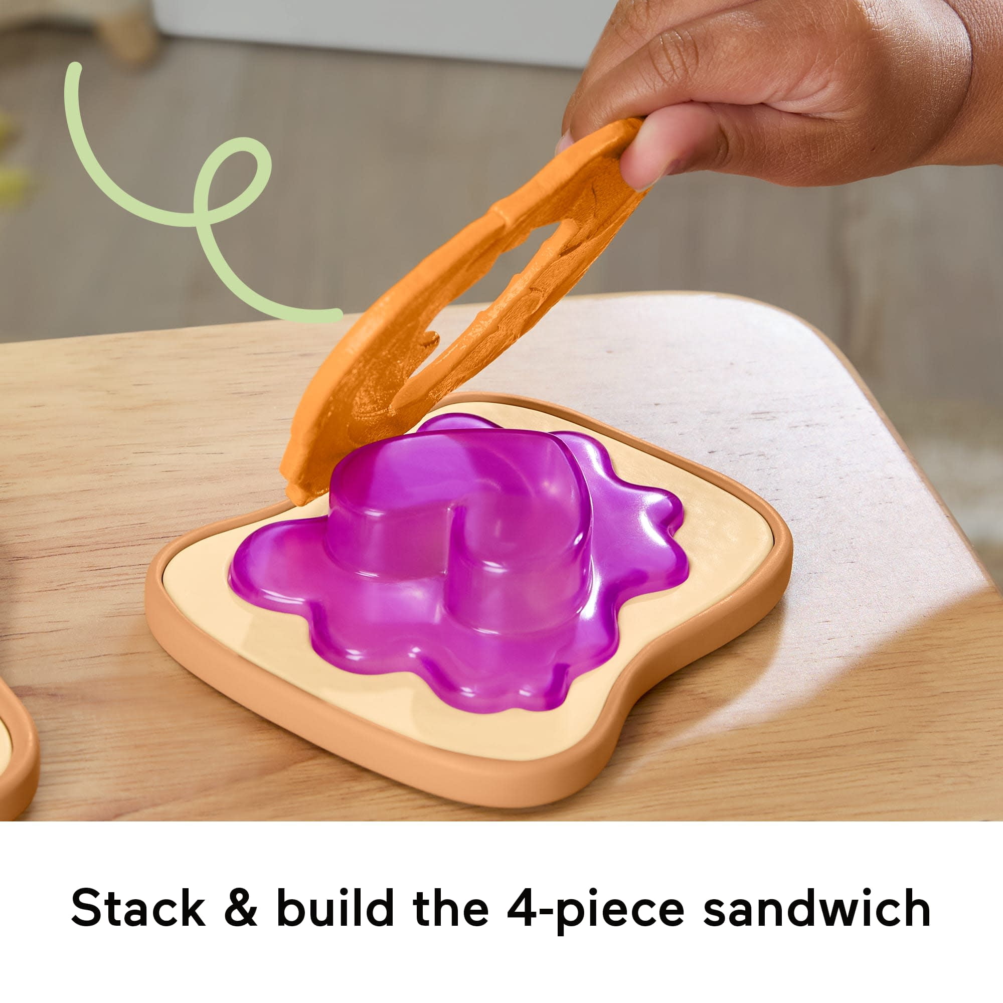 Fisher-Price Friendship Forest Activity Lunchbox, Pretend Food Play Toy for Toddlers, 9 Pieces
