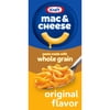 Kraft Mac and Cheese with Whole Grain Pasta, 1 Box, for Easy Dinner or Dinner Sides, Original Flavor, No Artificial Flavors, Preservatives or Dyes, 6 oz