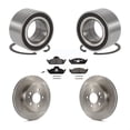 thumbnail image 1 of Transit Auto Front Wheel Bearing Disc Brake Rotors and Semi-Metallic Pads Kit for Car Mercedes-Benz ML320 ML350 ML430 KBB-102703, 1 of 11