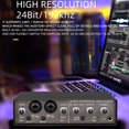 thumbnail image 1 of VONKY Metal Crystal Clear External Sound Card 2 Way Input 4 Wayout MIX, 1 of 6
