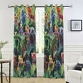 thumbnail image 5 of Blackout Curtains Window Curtain for Bedroom Living Room 1 Panel 82"x42" Colorful Frogs on Leaves, 5 of 8
