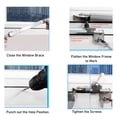 thumbnail image 4 of Casement Window Brace Aluminum Alloy Stainless Steel Window Hinge Secure Stay Stopper with Durable Design for Home Office Library, 4 of 7