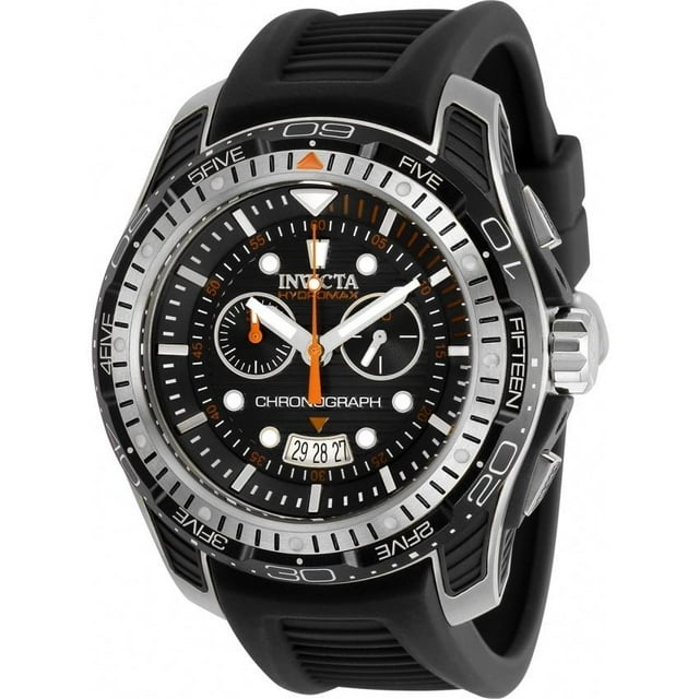 Invicta 29571 Hydromax 48MM Men's Black Silicone Watch