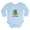 Sky Blue, variant on CafePress - The World Is Waiting Body Suit - Long Sleeve Cotton Baby Bodysuit