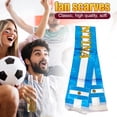 thumbnail image 4 of Bufanda De La Copa De Fútbol Copa de Fútbol Pañuelo Vitoreando Pancartas Bufanda Fiesta Conmemorativa (Argentina), 4 of 6
