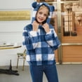 thumbnail image 5 of Hoodies for Girls Youth Long Sleeve Oversized Hooded Sweatshirts Cute Trendy Plain Preppy Pullover Tops Fall Clothes,6-12 Months 12-24 Months 2t 3t 4t 5t 6t 7t 8t 9t Children Blue 9-10 Years, 5 of 7