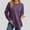 *Purple, variant on ClodeEU Womens Round Neck Long Sleeve T Shirts With Side Split ,Casual Trendy Tunic Tops Red,Womens Plus M