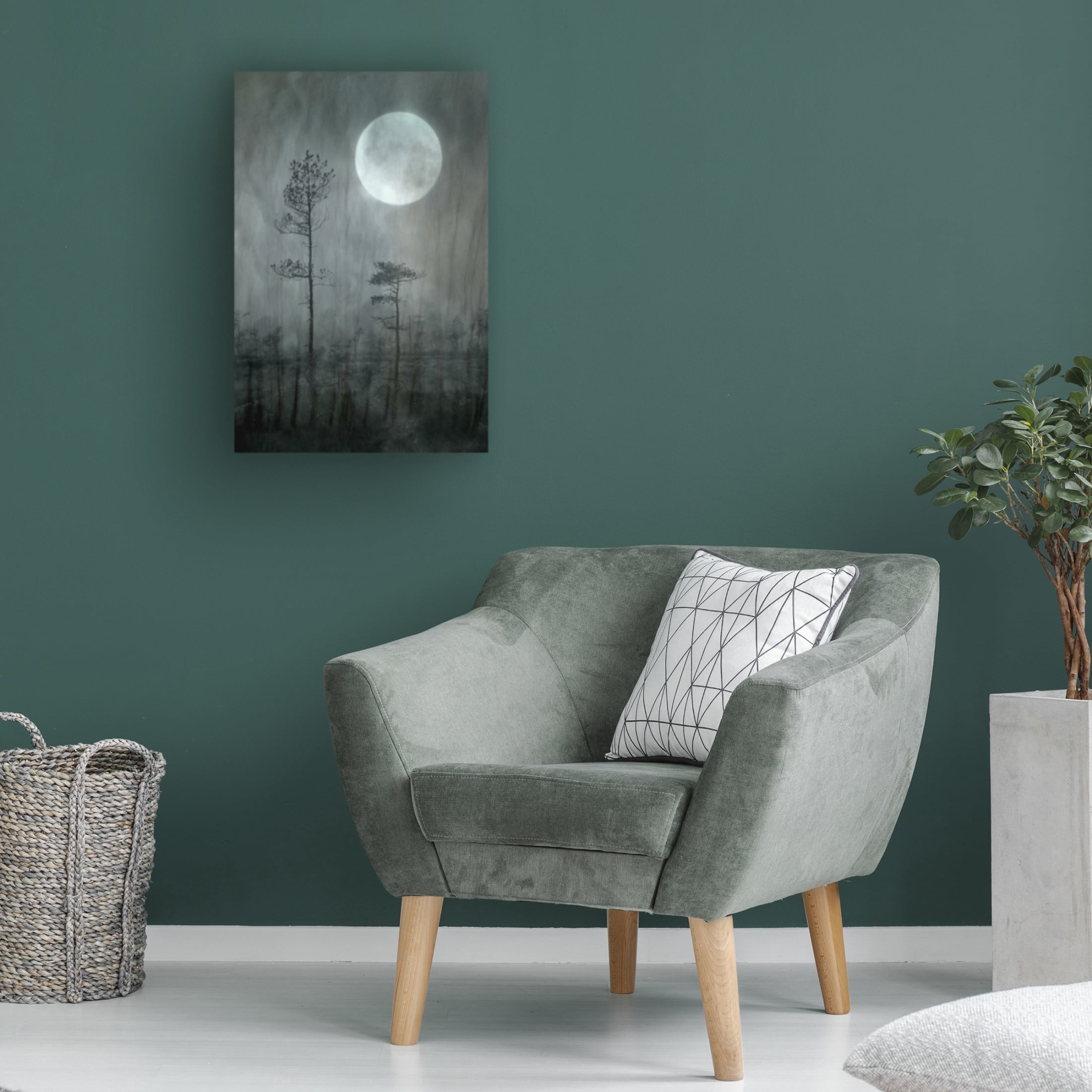 Canvas Wall Art - Christina Sillen 'Under The Moon' Wall Art for Living Room, Bedroom, or Office D?cor by Trademark Fine Art - 22 x 32 Inches