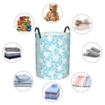 thumbnail image 6 of Balery Cute Rabbit Round Laundry Basket with Handles Waterproof Freestanding Laundry Hamper for Clothes Toys in the Dorm and Family-Small, 6 of 8