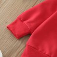 thumbnail image 7 of Valentine's Day Baby Outfit Toddler Valentine's Day Boys Winter Long Sleeve Letter Prints Tops Pants 2PCS Outfits Clothes Set Festival Spring Clothes for Toddler Girls 2T 3T, 7 of 7