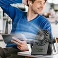 thumbnail image 4 of Ventilateur de Bureau Portable à Main avec Pulvérisation, Mini USB Rechargeable, Appareil Personnel pour Usage Extérieur, 4 of 7