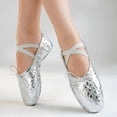 thumbnail image 6 of Otqutp Teen Girls Split Sole Ballet Shoes Soft Sole Yoga Party Slippers for Kids Sequin Practice Dance Shoes for Performance, 6 of 7