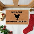 thumbnail image 2 of Funny Christmas Chicken Holiday Door Mat Non Floor Rug For Entrance Outdoor Indoor Use Durable Polyester, 2 of 6