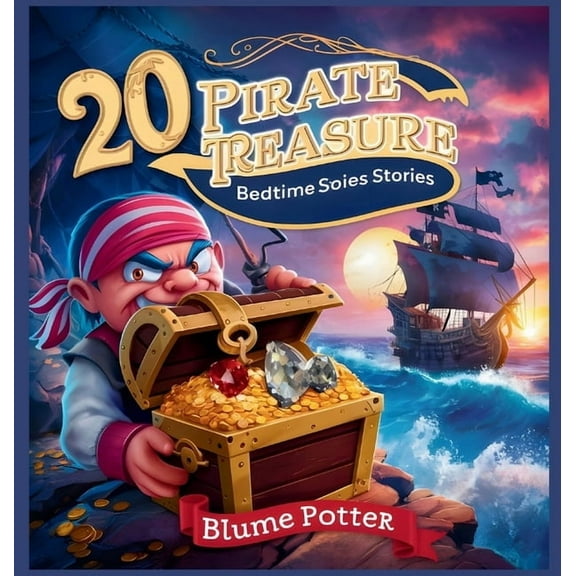 Bedtime Stories for Kids Age 3 to 8 Seri 20 Pirate Treasure Bedtime Stories For Kids Age 3 - 8, Book 4, (Hardcover)