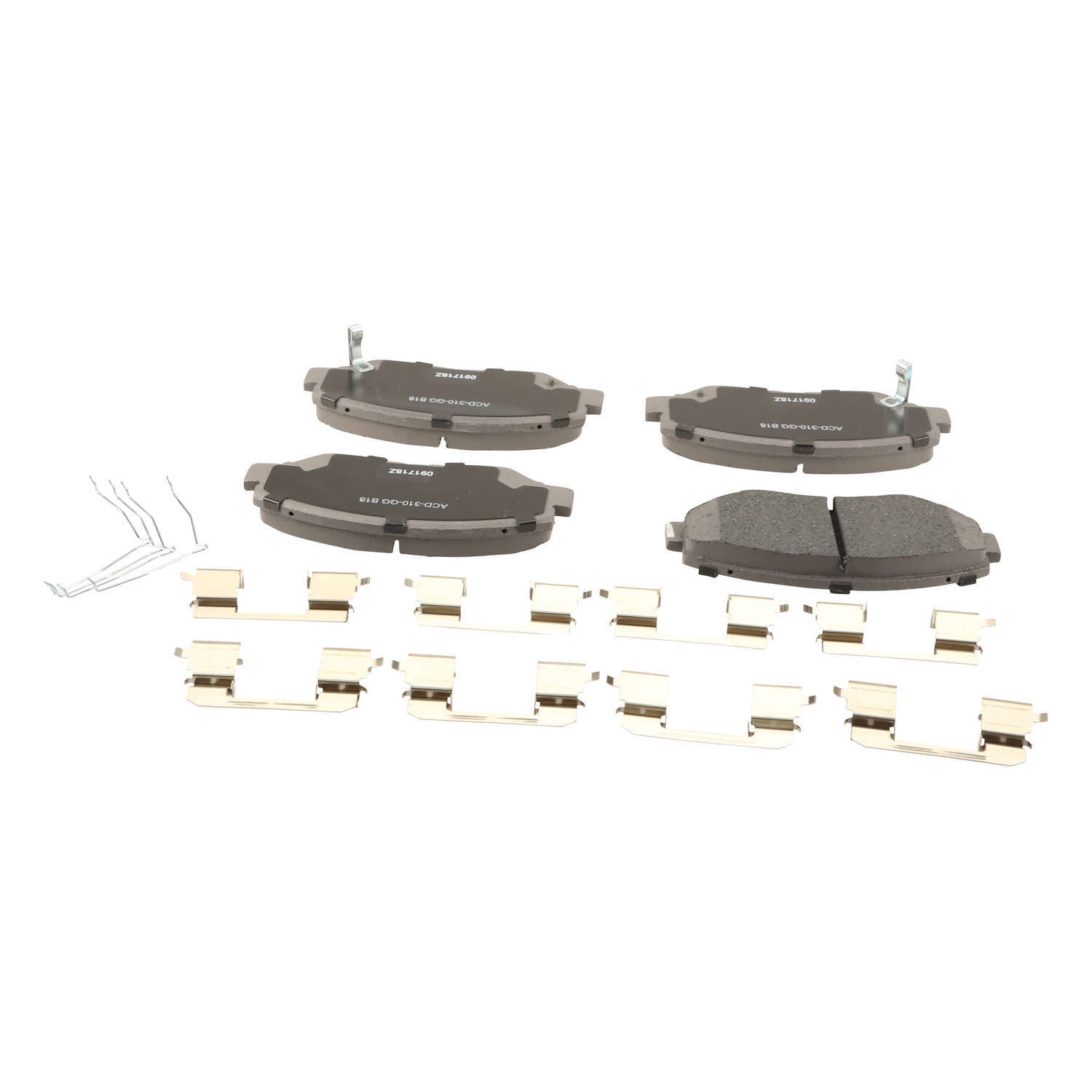ACDelco Silver 14D914CHF1 Ceramic Front Disc Brake Pad Set Fits select: 2012-2016 HONDA CR-V, 2016 HONDA CIVIC