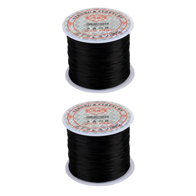 Hilo de abalorios 60M Wosthever Negro 2piezas