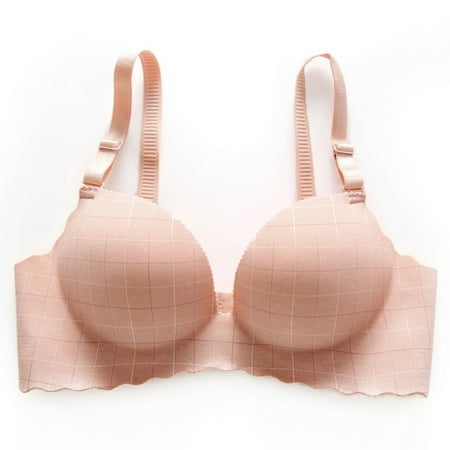 

Qianhua Seamless Women Bras Push Up Wire Free Adjustable Sexy Straps Bright Summer Lingerie Bras Breathable Underwear
