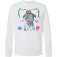 thumbnail image 3 of Inktastic Panama City Beach Florida Cute Swimming Manatee Long Sleeve T-Shirt, 3 of 5