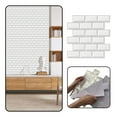 thumbnail image 6 of Peel and Stick Backsplash 12"x12" Self Adhesive White Subway Kitchen Backsplash Waterproof Peel and Stick Wall Tile for Bathroom Kitchen Camper Shower Furniture, 6 of 8
