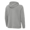 thumbnail image 3 of Men's Antigua Heather Gray Jacob Fatu Effortless Full-Zip Hoodie, 3 of 3