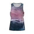 thumbnail image 4 of Gaeub Boat Lighthouse Storm Waves Men's Athletic Tank Top, Workout Sleeveless Shirts, Running Tank Tops for Gym, Running, Training -, 4 of 9