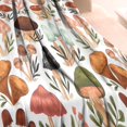 thumbnail image 3 of Colorful Mushroom Leaf White Pattern Blanket,Comfortable Soft Lamb Wool Throw Blanket,All Season,Warm Lightweight Blankets for Sofa Bed Couch Living Room Chair,40"x50", 3 of 4