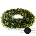 thumbnail image 2 of 3rd Street Inn 19" Golden Boxwood Indoor/Outdoor Wreath (L, 2 Pack), 2 of 5