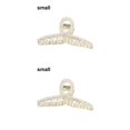 thumbnail image 4 of sweethay Pinza para el pelo para mujer, hipérbole, perlas grandes, pinzas para el pelo, pasadores para maquillaje, horquillas para fiesta, Type11 NO11, 4 of 6