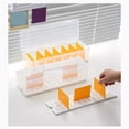 thumbnail image 7 of Card Storage Box with 7 Removable Divider, Card Deck Storage Box with Dividers Clear Compartment Organizer Portable Storage with Cover for Easy Access and Visibility, 7 of 7