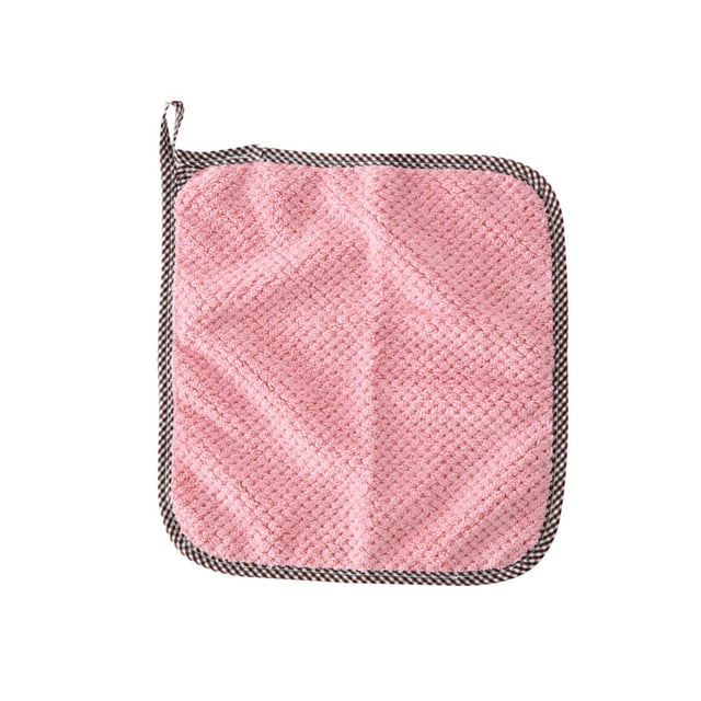Toallas de Pado de Vellón de Coral, Tela de Platón de Cocina Suave Súper absorbente para la cocina
