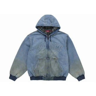 Supreme Men's Mitchell & Ness NCAA Hooded Stadium Jacket Black
