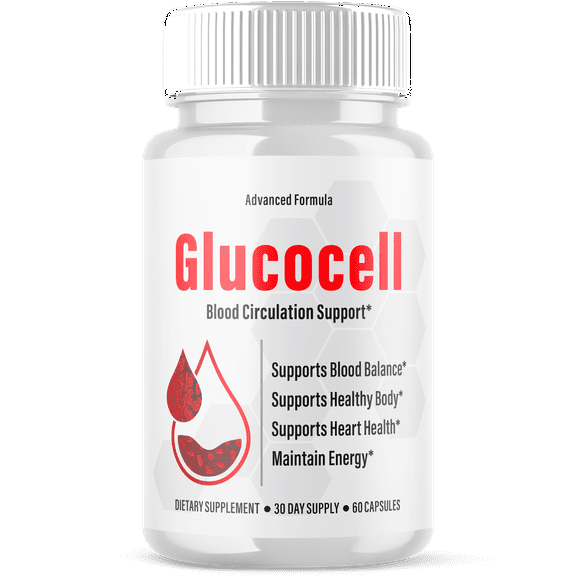 Glucocell Blood Support Pills Advanced Formula Vitamin Supplement Gluco Cell 60 Capsules