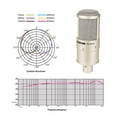 thumbnail image 4 of AMERTEER PC-K200 Cardioid-directional Condenser Recording Microphone Metal Structure Wide Frequency Response with Shock Mount for Network Karaoke Live Broadcast Recording Instrument Recor, 4 of 7