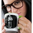 thumbnail image 2 of 3drose, a Religious Statue of St. Anthony, 15oz Two-tone Green Mug, 2 of 6