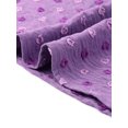 thumbnail image 5 of Agnes Orinda Women's Plus Size Easter Tops Swiss Dot Crew Neck Short Tulip Sleeve Shirts Front Pleated Summer Blouse 4X Purple, 5 of 6