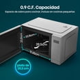 thumbnail image 4 of Hisense 0.9 C.F. Microondas, 26menús mexicanos preestablecidos, Cristal De Seguridad, Revestimiento Cerámico, ECO y Mute, Cocina Inteligente,Bloqueo Infantil, Espejo plateado, HMMS2509SP, 4 of 5