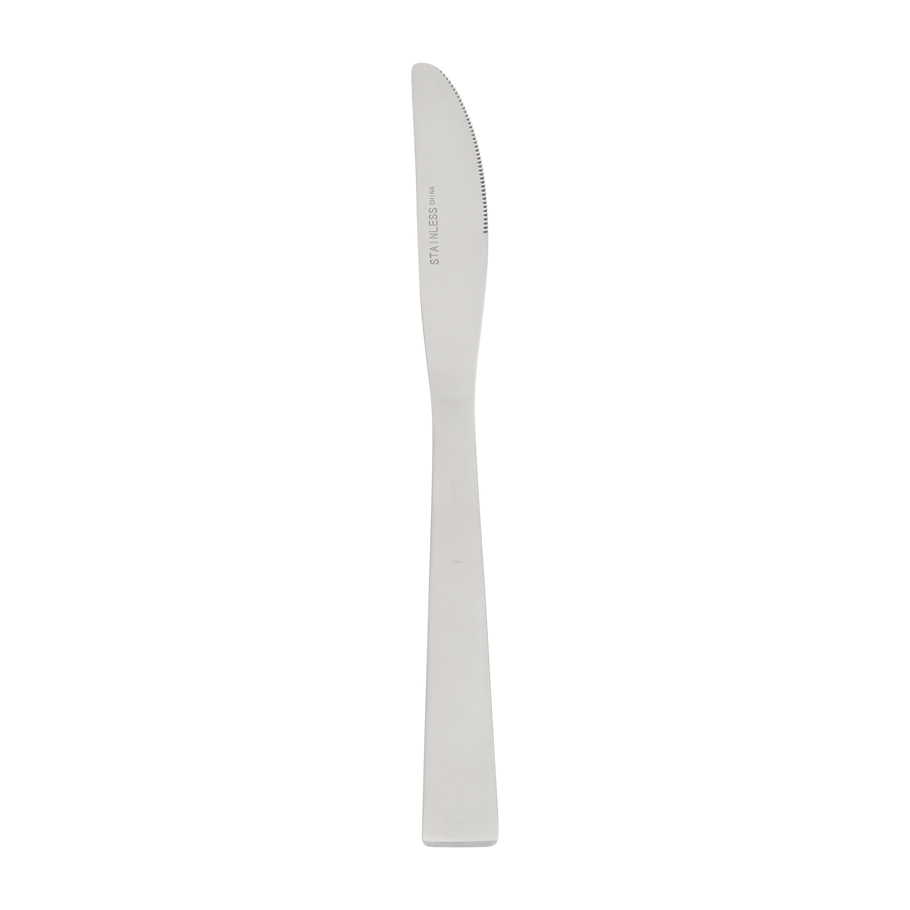 (3 pack) Mainstays Chiazza Stainless Steel 9" Adult Dinner Knife, Set of 3