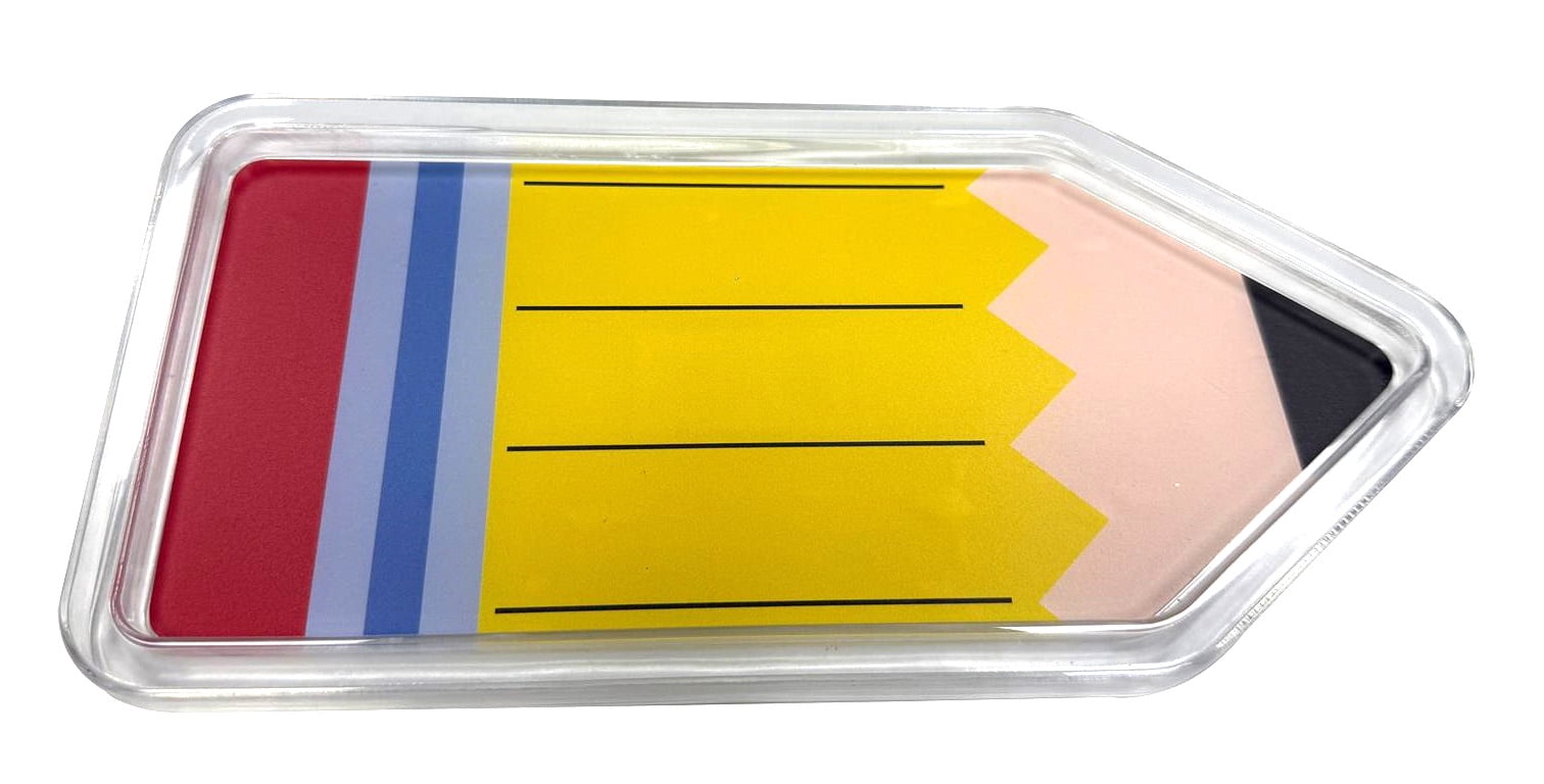 Pen+Gear Pencil-Shaped Organizer Tray, Multicolor, 11" x 5.5"
