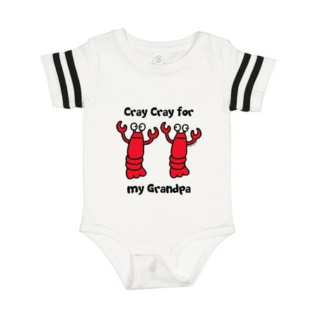 

Inktastic Lobster Cray Cray for My Grandpa Gift Baby Boy or Baby Girl Bodysuit