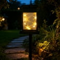 thumbnail image 4 of Solar Star Garden Stake Lights | Plug-in or Hang for Outdoor Patio Paths | Warm White Twinkling LED | Weatherproof IP44 | Auto On/Off Sensor, 4 of 9