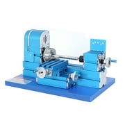 Metal Mini Turning Lathe Machine 24W Motorized Metalworking DIY Tool For Hobby Modelmaking (Lathe Machine)