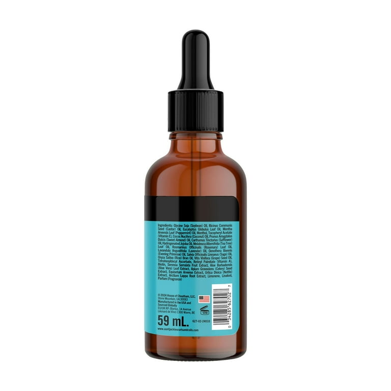 Aunt Jackie's Curls & Coils Elixir Essentials Biotin Rosemary Mint