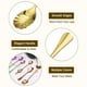 thumbnail image 3 of 7uds Inoxidable Acero Concha Forma Café Cuchara Vajilla Postre Cucharas Revolver Mezclar Cuchara para Té Café Pastel Azúcar, 5 Pulgada Oro, 3 of 7