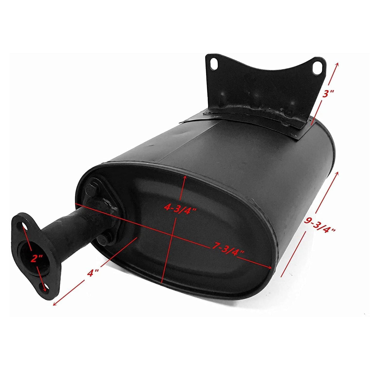 Exhaust Muffler For Predator For Champion For Duromax DuroMax For UST Kingcraft For All Power 5500W 6000W 6500W 7000W 7250W 7500W 8000W 8500W 9000W 420CC 11HP 13HP Non-Inverter Gas Generator