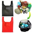 thumbnail image 5 of bestolf Reusable Shopping Bag Washable Foldable Grocery Tote Oxford Cloth Grocery Bag for Market Trip Camping Commuting, 5 of 8