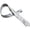 silver, variant on Sequin Tie for Men, Sparkly Self-Tied Skinny Necktie for Party Dance Concert, Gold, 1 Pack