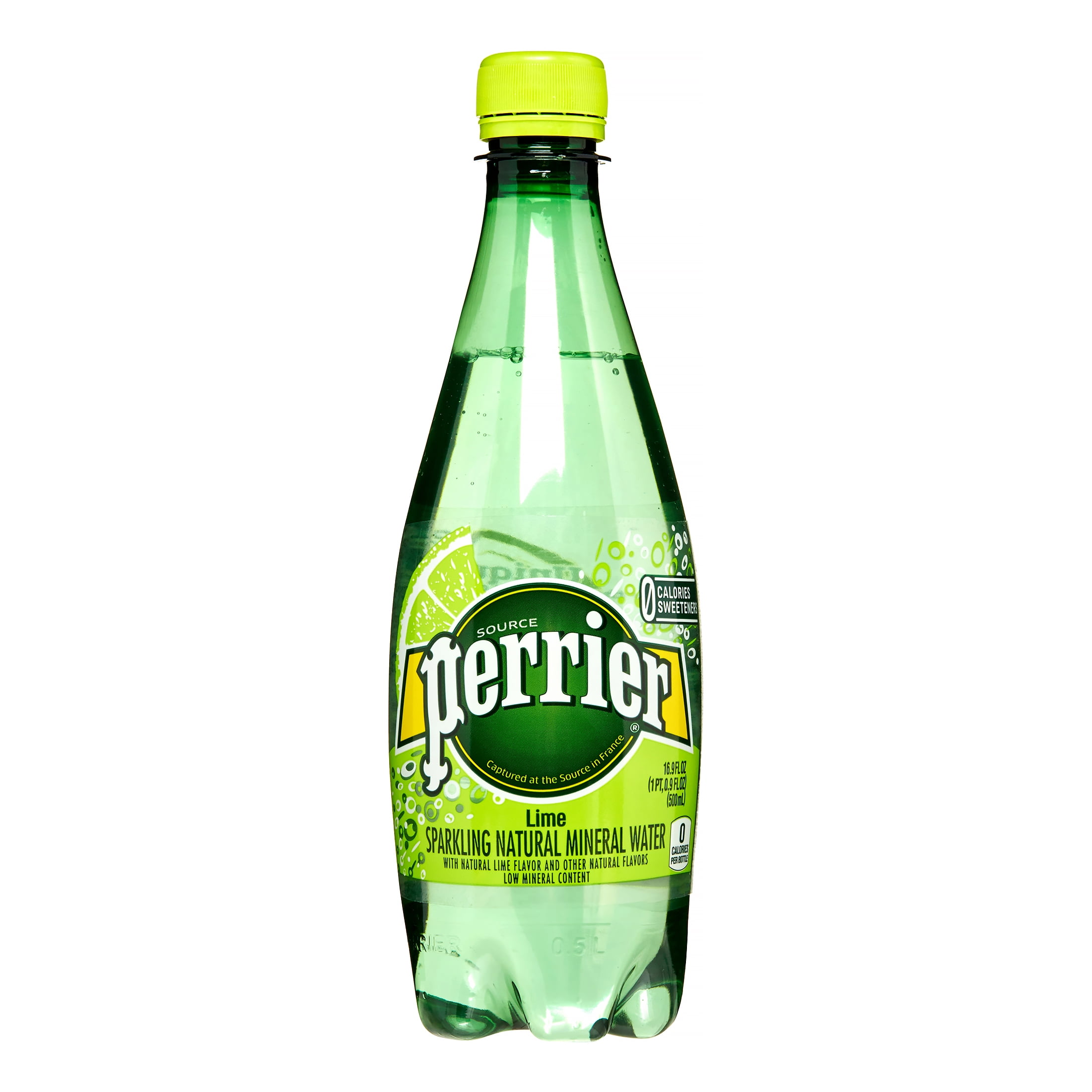 Perrier Sparkling Natural Mineral Water, Lime, 16.9 Fl Oz, 24 Count by Nestle Waters North America